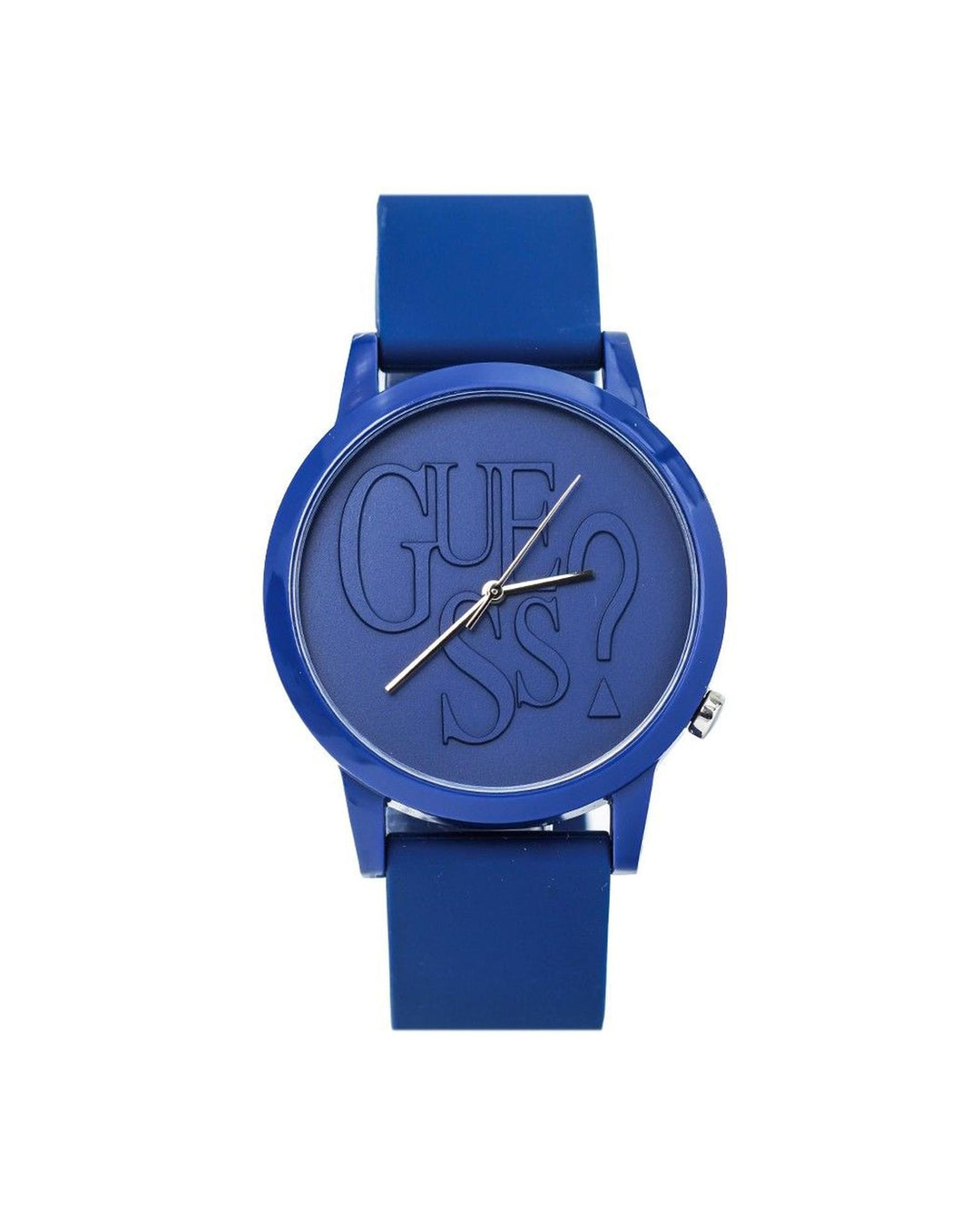 Guess Unisex's Blue Rubber Watch - One Size