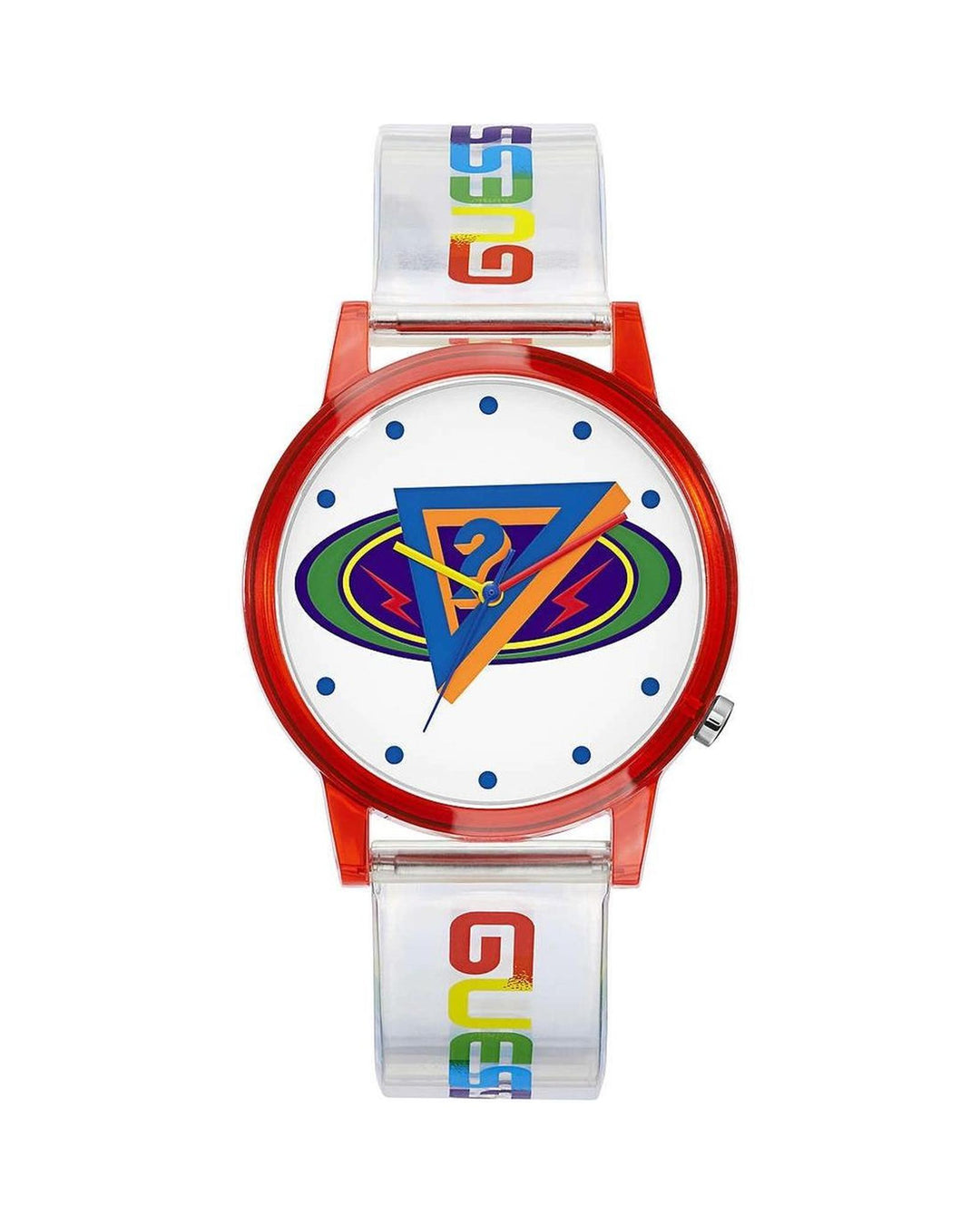 Guess Unisex's Transparent Resin Watch - One Size