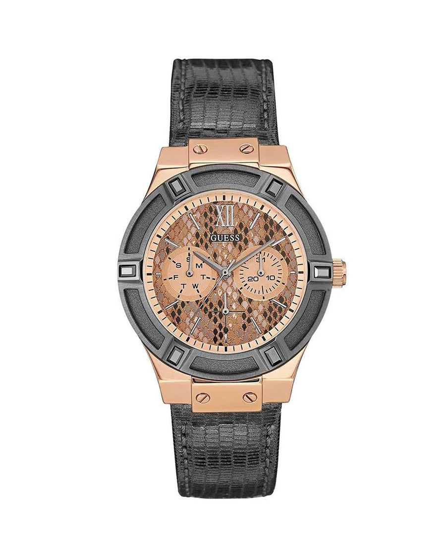 Guess Women's Gray Leather Watch - One Size