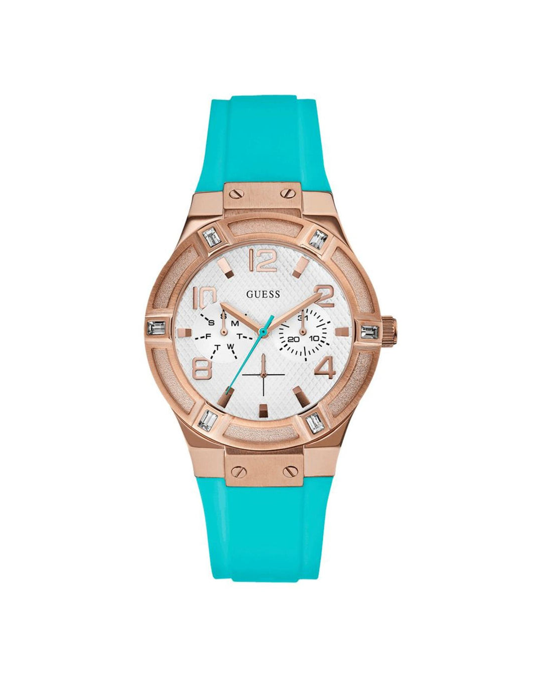 Guess Women's Blue Silicone Watch - One Size