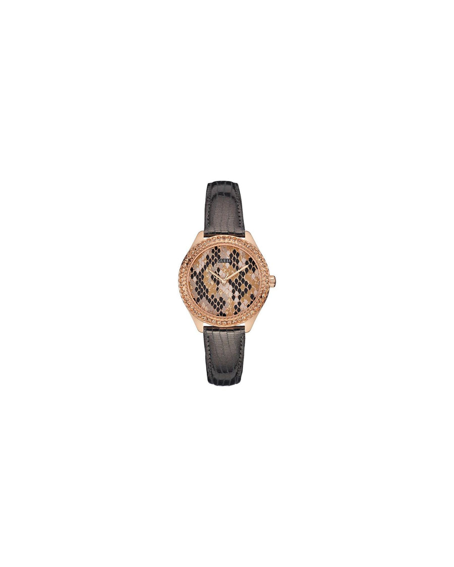 Guess Women's Gray Leather Watch - One Size