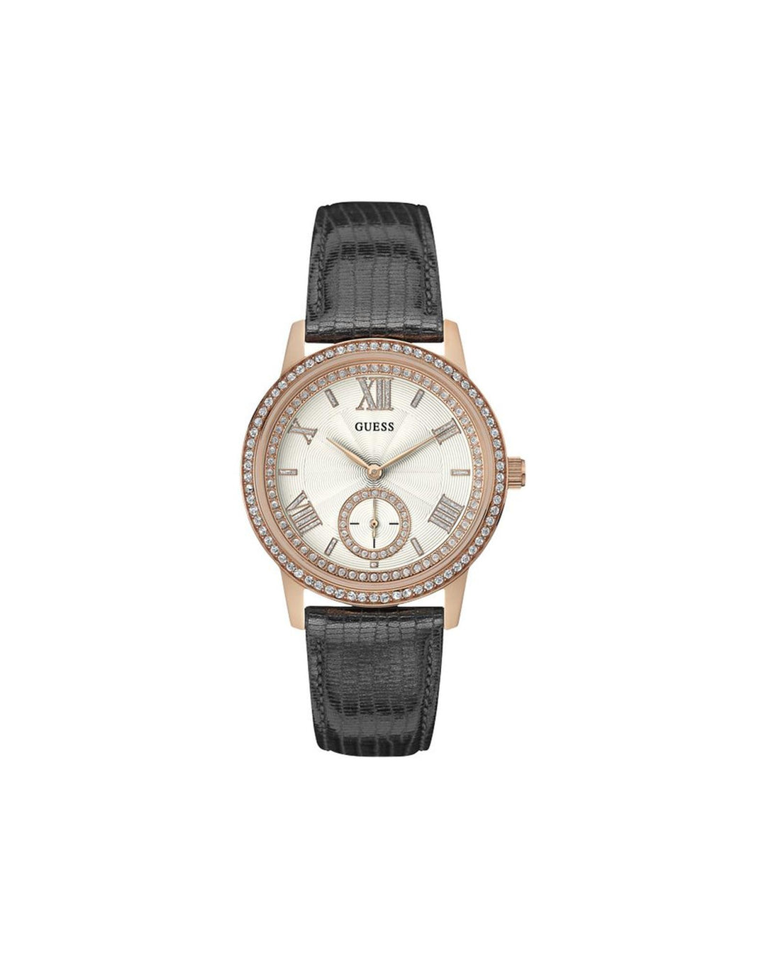 Guess Women's Gray Leather Watch - One Size