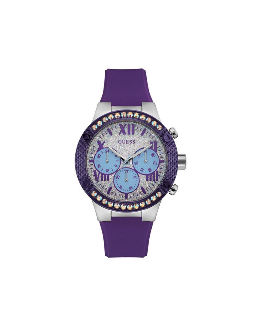 Guess Women's Purple Silicone Watch - One Size