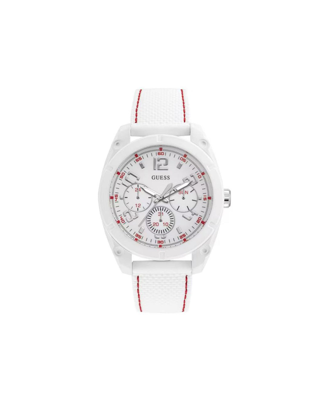 Guess Men's White Resin Watch - One Size
