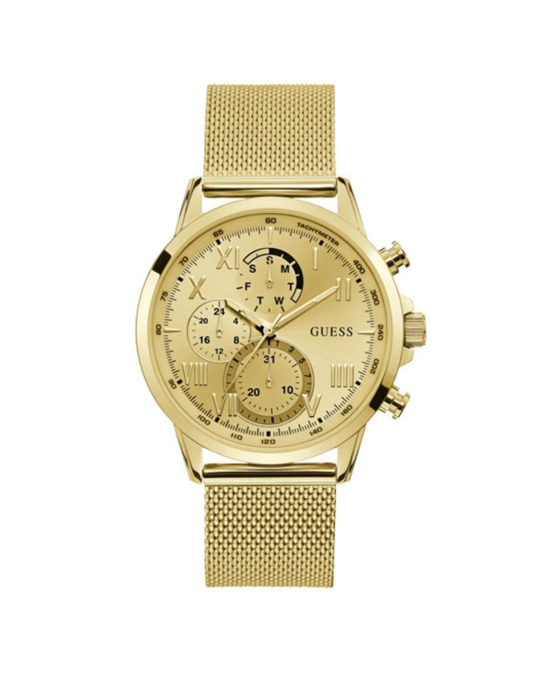 Guess Men's Gold Stainless Steel Watch - One Size