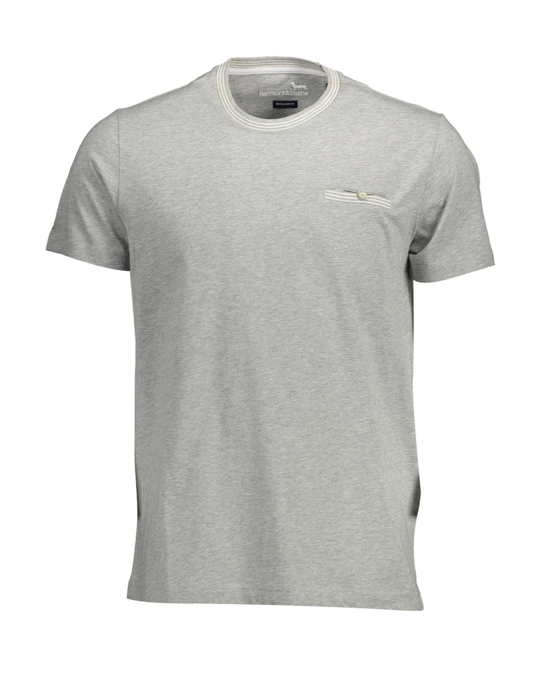 Harmont & Blaine Men's Gray Cotton T-Shirt - 2XL