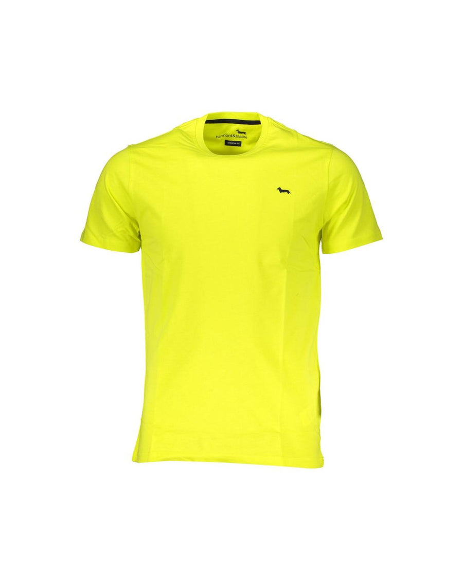 Harmont & Blaine Men's Yellow Cotton T-Shirt - XL