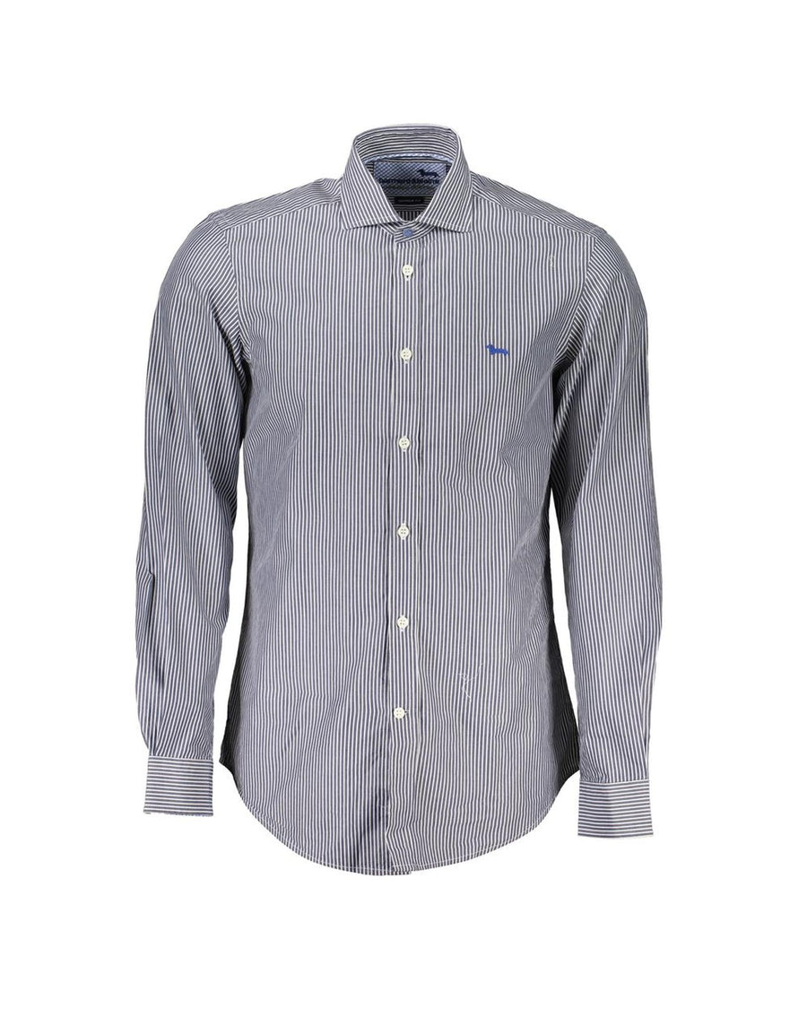 Harmont & Blaine Men's Blue Cotton Shirt - 2XL