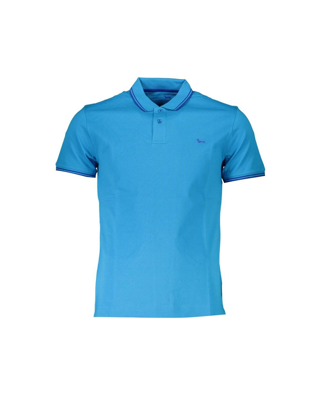 Harmont & Blaine Men's Light Blue Cotton Polo Shirt - S