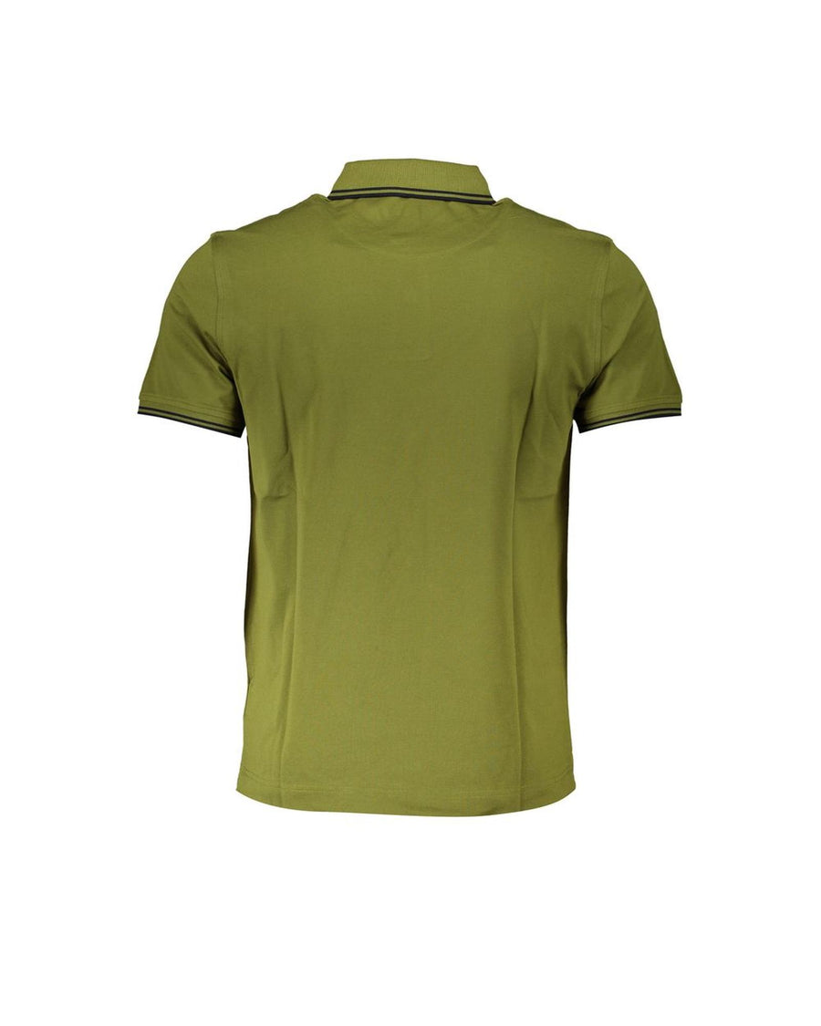 Harmont & Blaine Men's Green Cotton Polo Shirt - 2XL