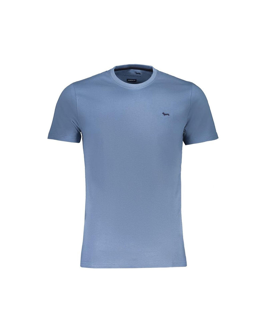 Harmont & Blaine Men's Blue Cotton T-Shirt - 2XL