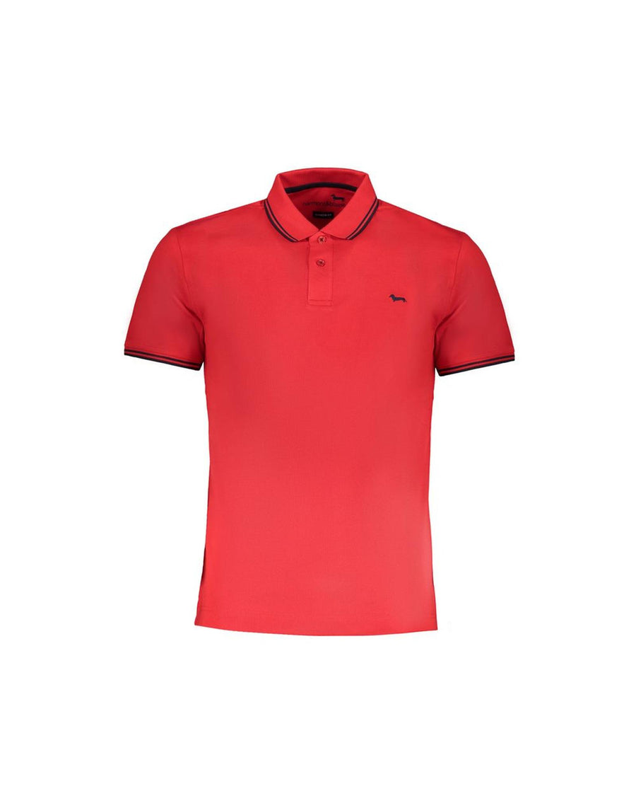 Harmont & Blaine Men's Pink Cotton Polo Shirt - XL