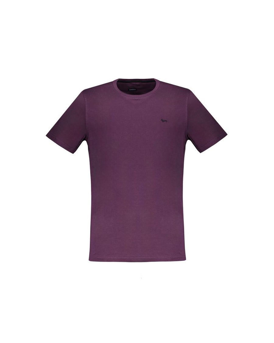 Harmont & Blaine Men's Purple Cotton T-Shirt - XL