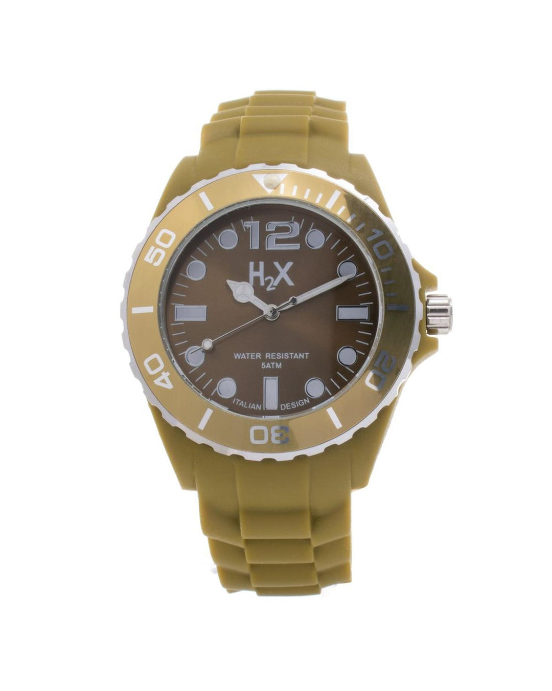 Haurex Unisex's Brown Rubber Watch - One Size