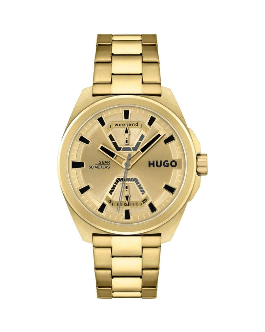 Hugo Boss Men's Gold Stainless Steel Stainless Steel Watch - One Size