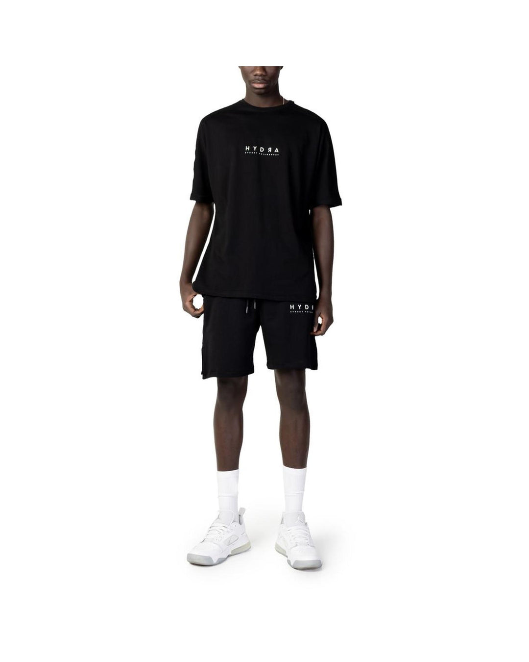 Hydra Clothing Men's Black Cotton Sweatsuit - 46 IT