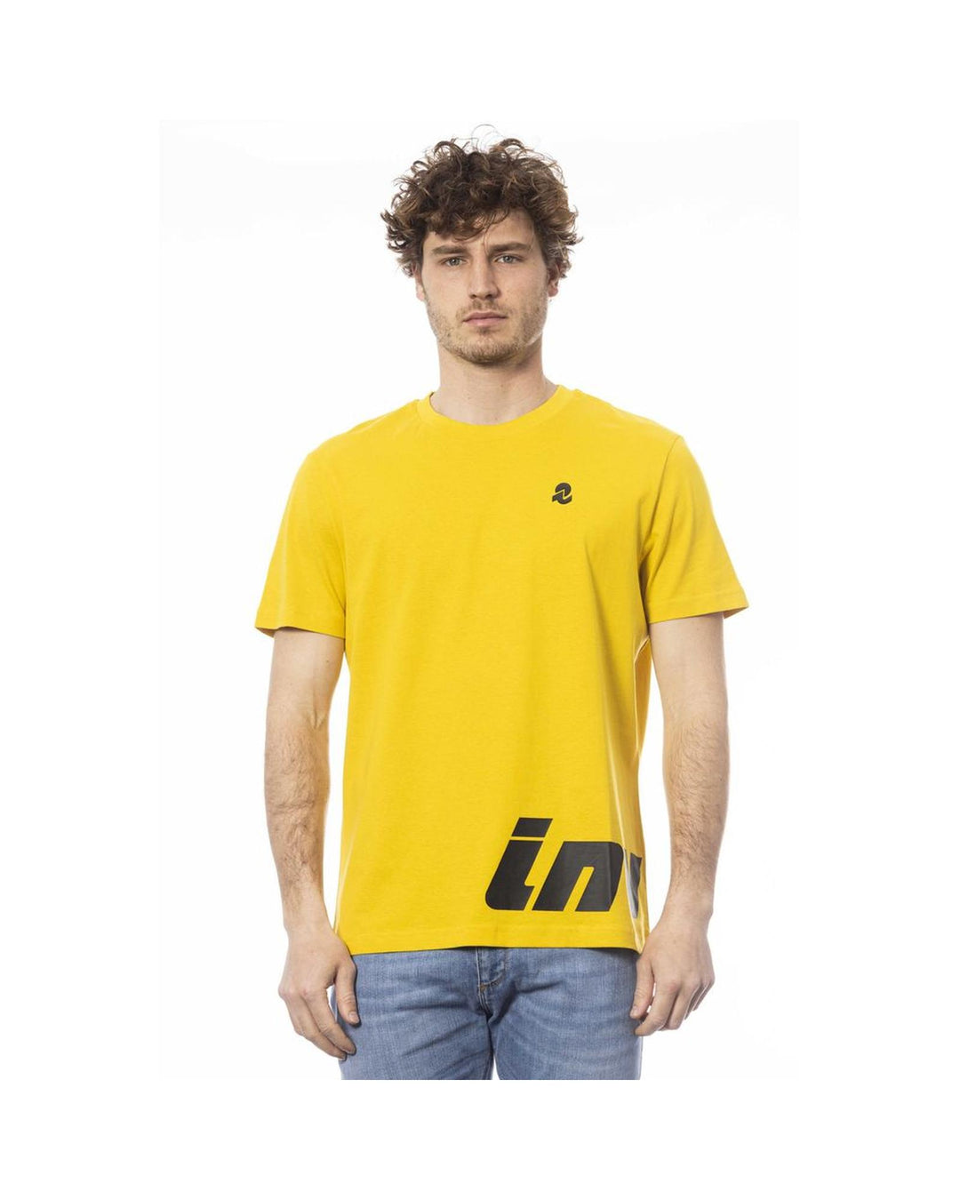 Invicta Men's Yellow Cotton T-Shirt - L