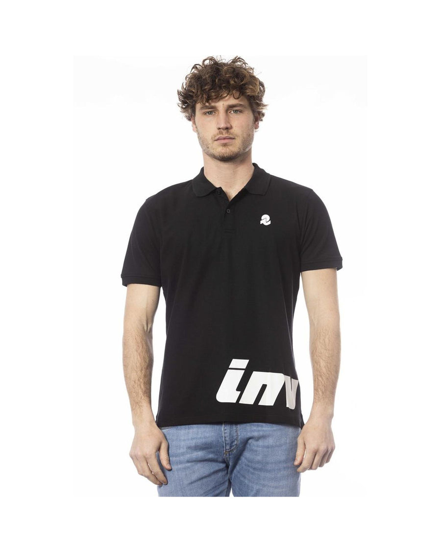 Invicta Men's Black Cotton Polo Shirt - S