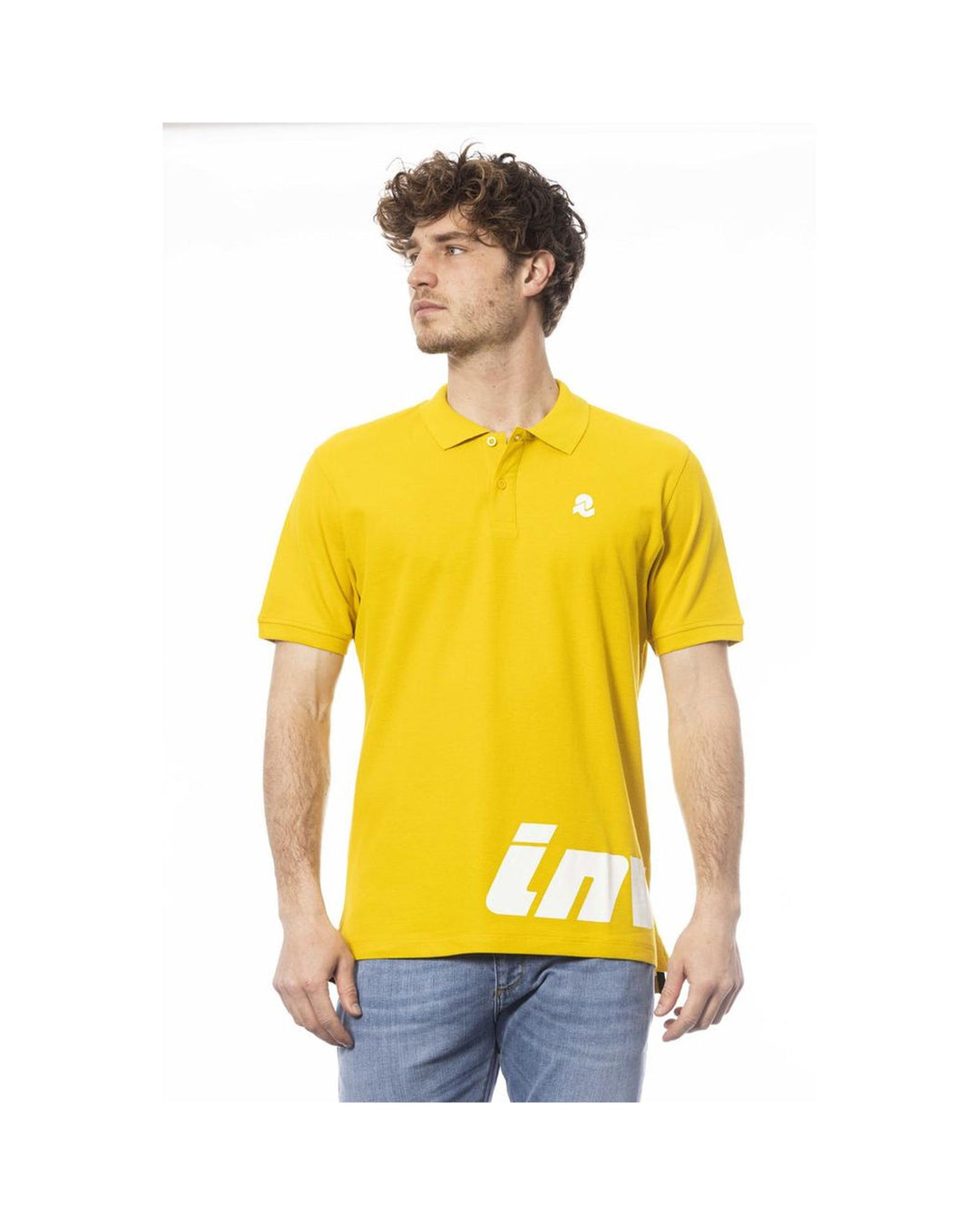 Invicta Men's Yellow Cotton Polo Shirt - L