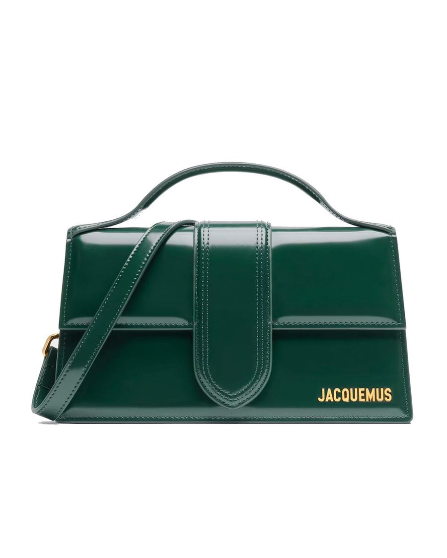 Jacquemus Women's Green Leather Crossbody Bag - One Size