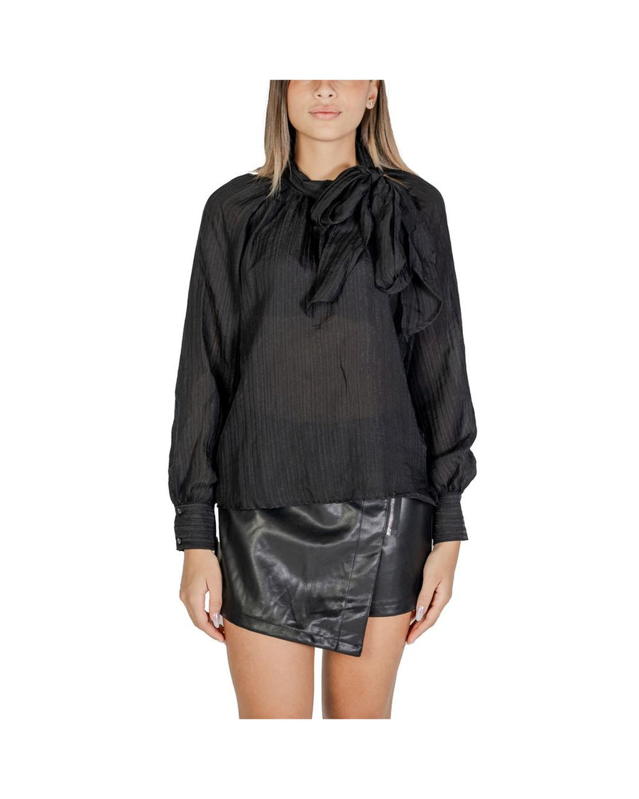 Jacqueline De Yong Women's Black Polyester Shirt - 40 IT