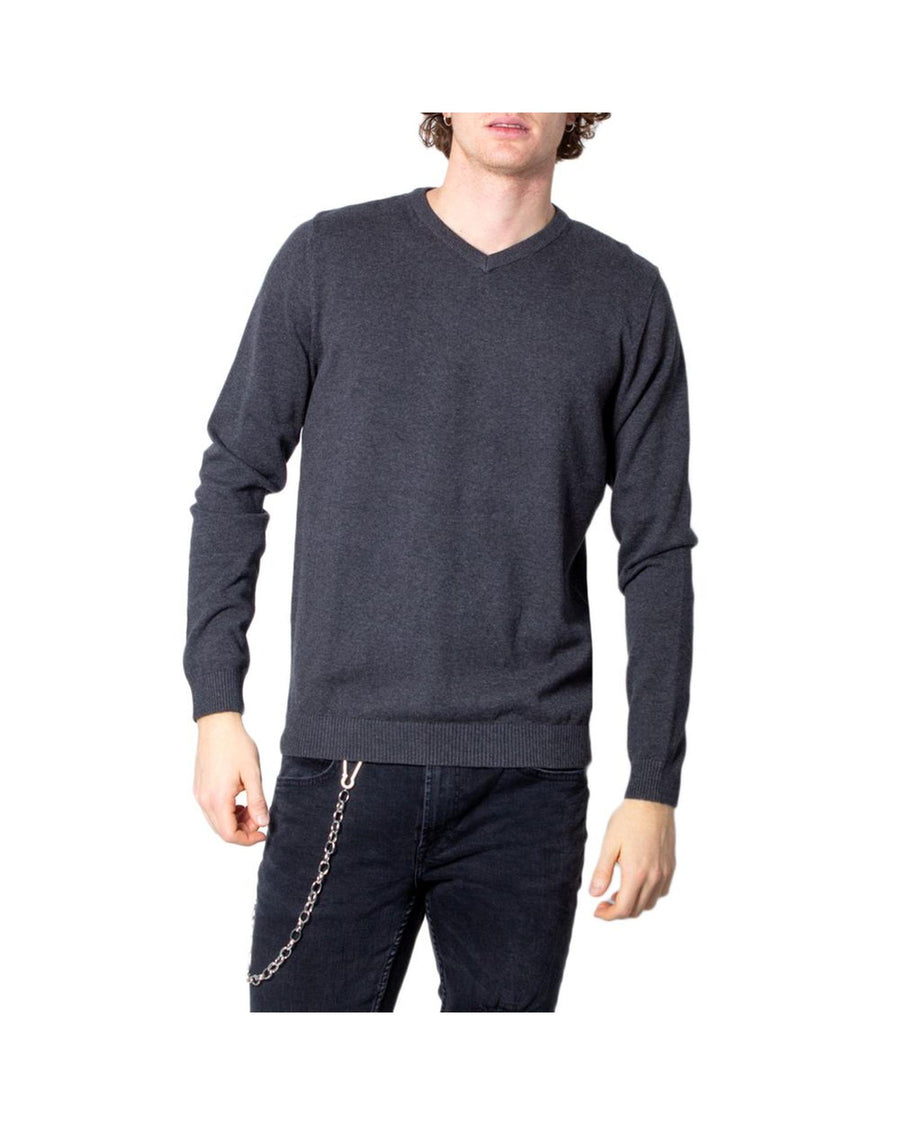 Jack Jones Men's Gray Cotton T-Shirt - 42 IT