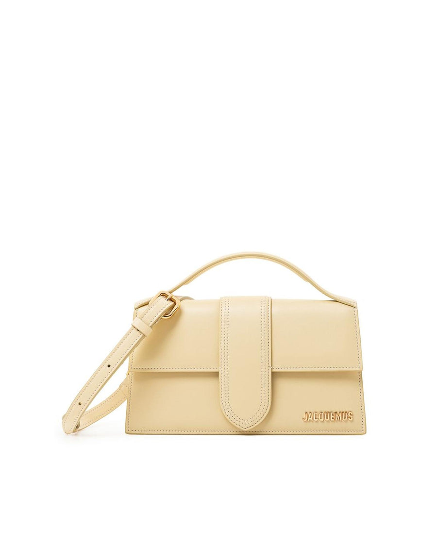 Jacquemus Women's Yellow Leather Shoulder Bag - One Size