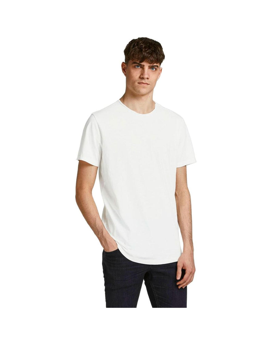 Jack Jones Men's Cream Organic Cotton T-Shirt - 52 IT