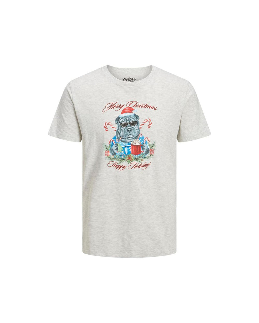 Jack Jones Men's Gray Cotton T-Shirt - 52 IT