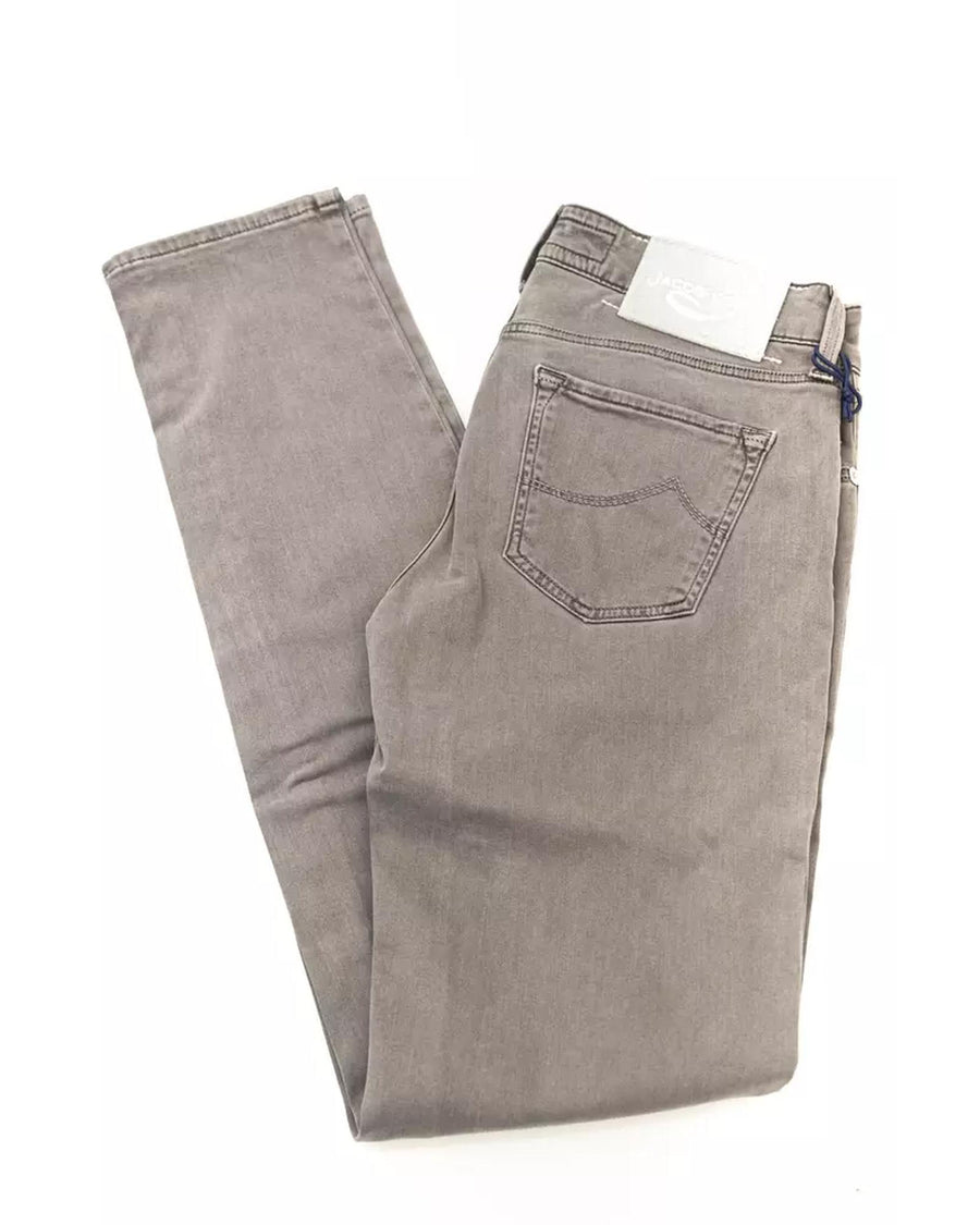 Vintage Style 5-Pocket Jeans with Logo Details W26 US Women