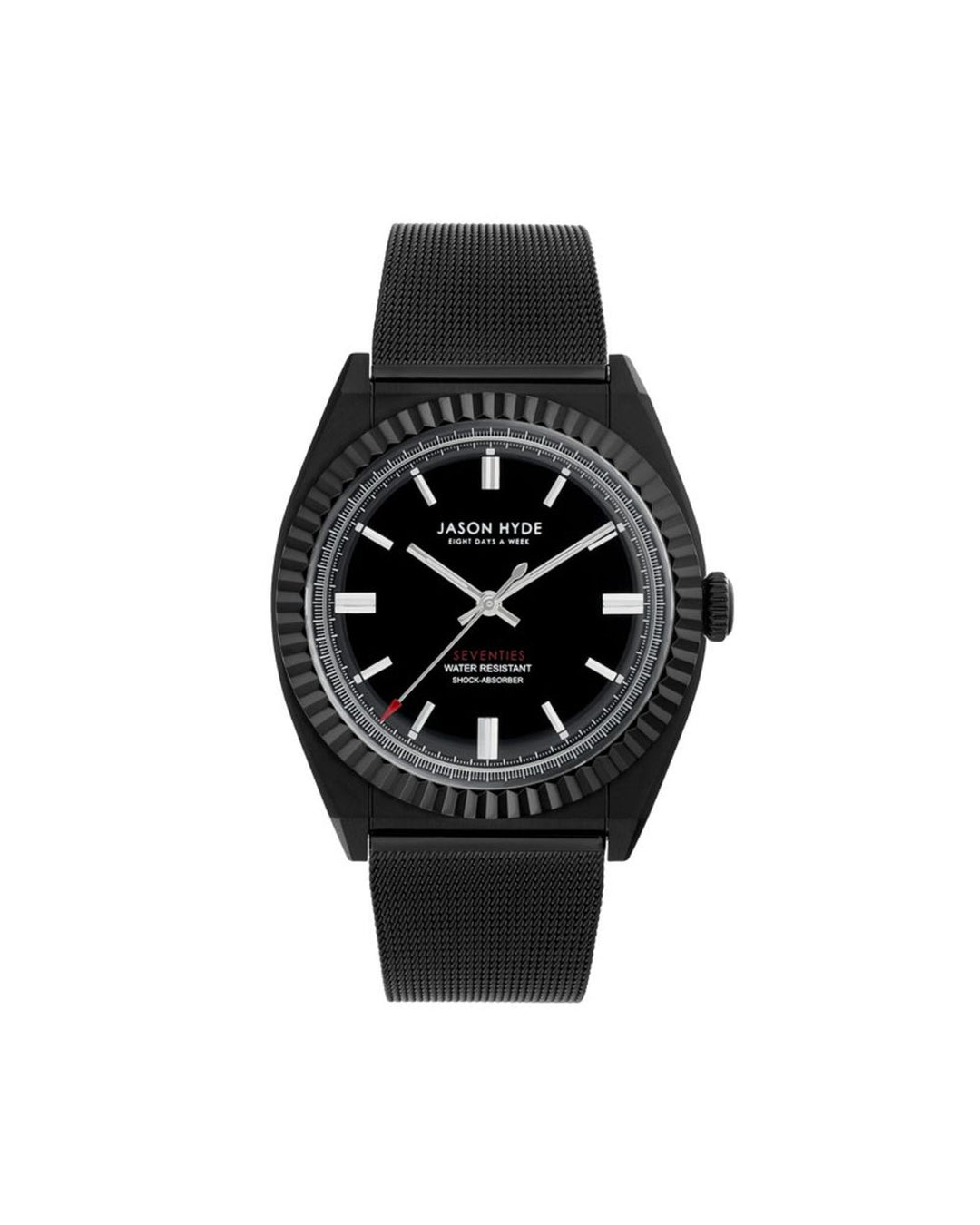 Jason Hyde Men's Black Steel Watch - One Size
