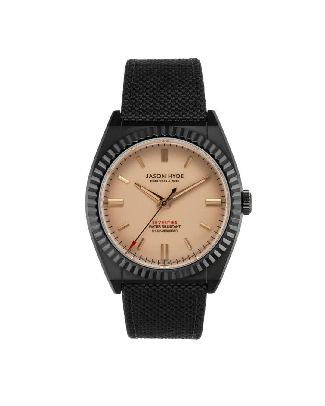 Jason Hyde Men's Black Textile Watch - One Size