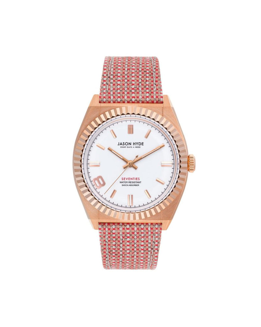 Jason Hyde Women's Red Textile Watch - One Size