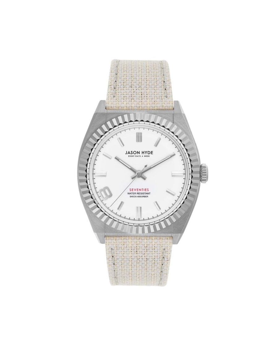 Jason Hyde Women's White Textile Watch - One Size