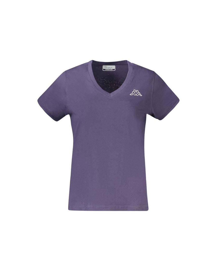 Kappa Women's Blue Cotton Tops & T-Shirt - XS