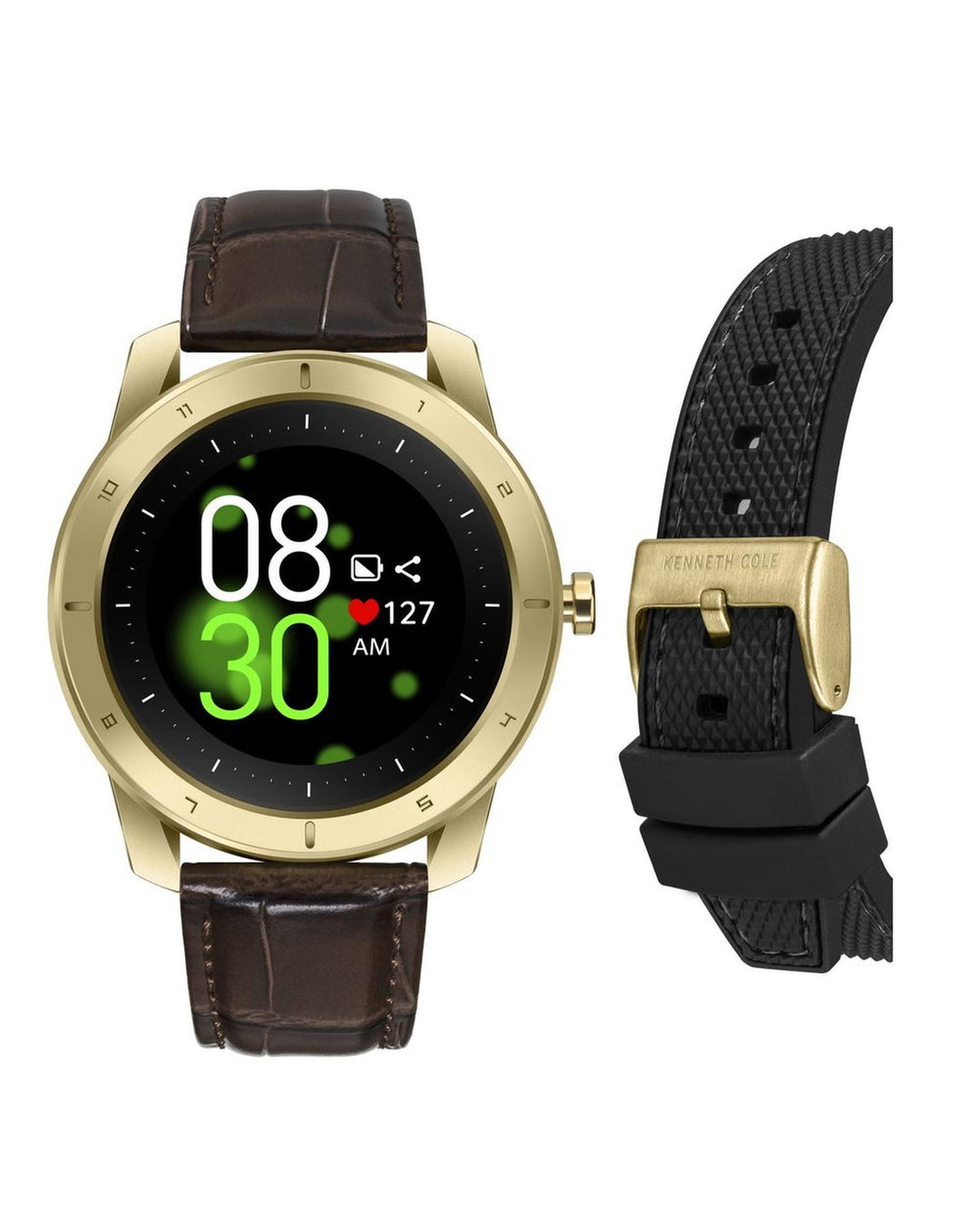 Kenneth Kole Men's Black Silicone Watch - One Size