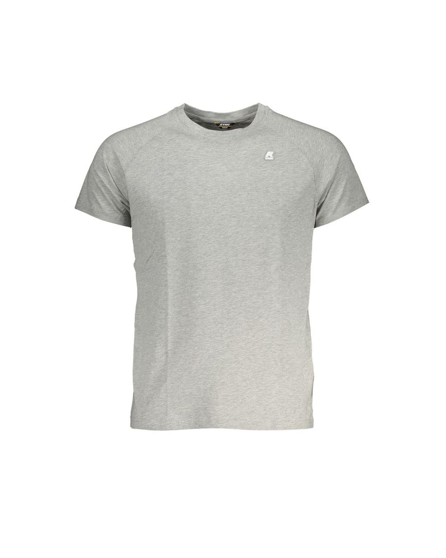 K-WAY Men's Gray Cotton T-Shirt - 2XL