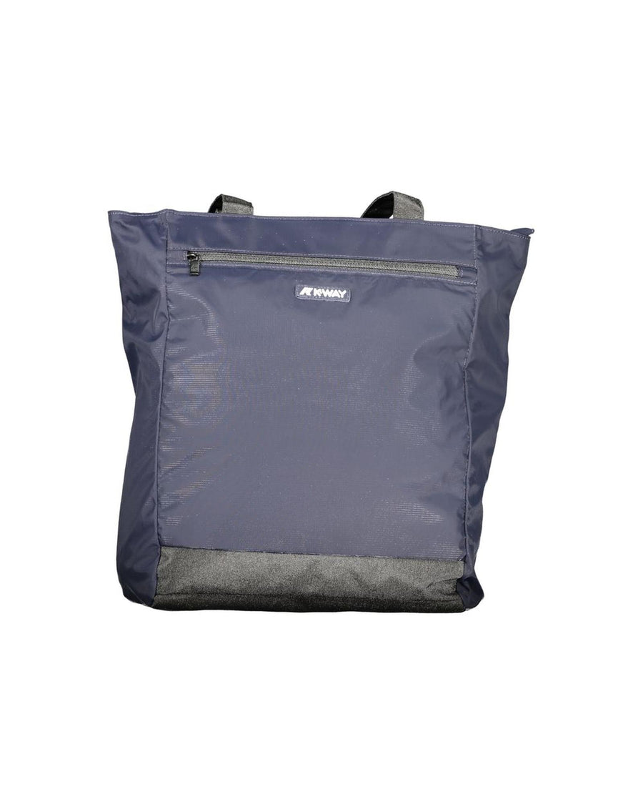 K-WAY Women's Blue Polyester Handbag - One Size