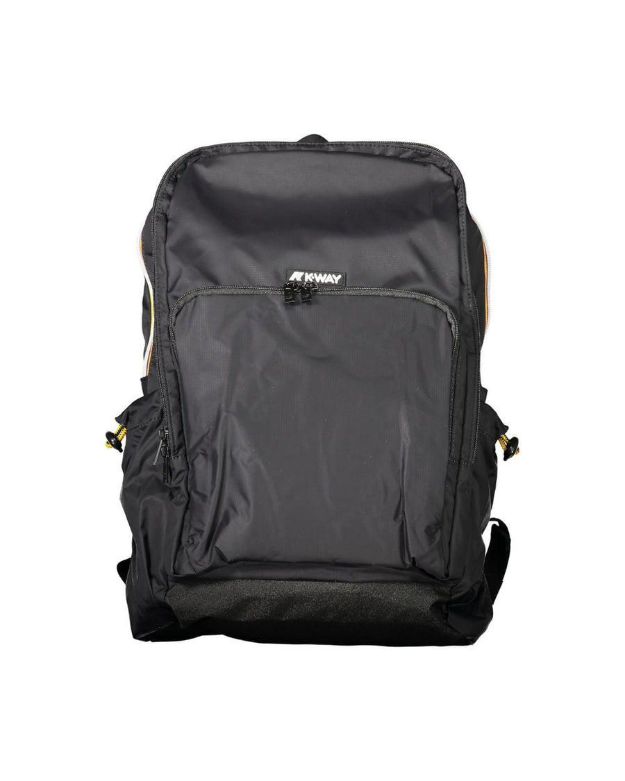 K-WAY Men's Black Polyamide Backpack - One Size