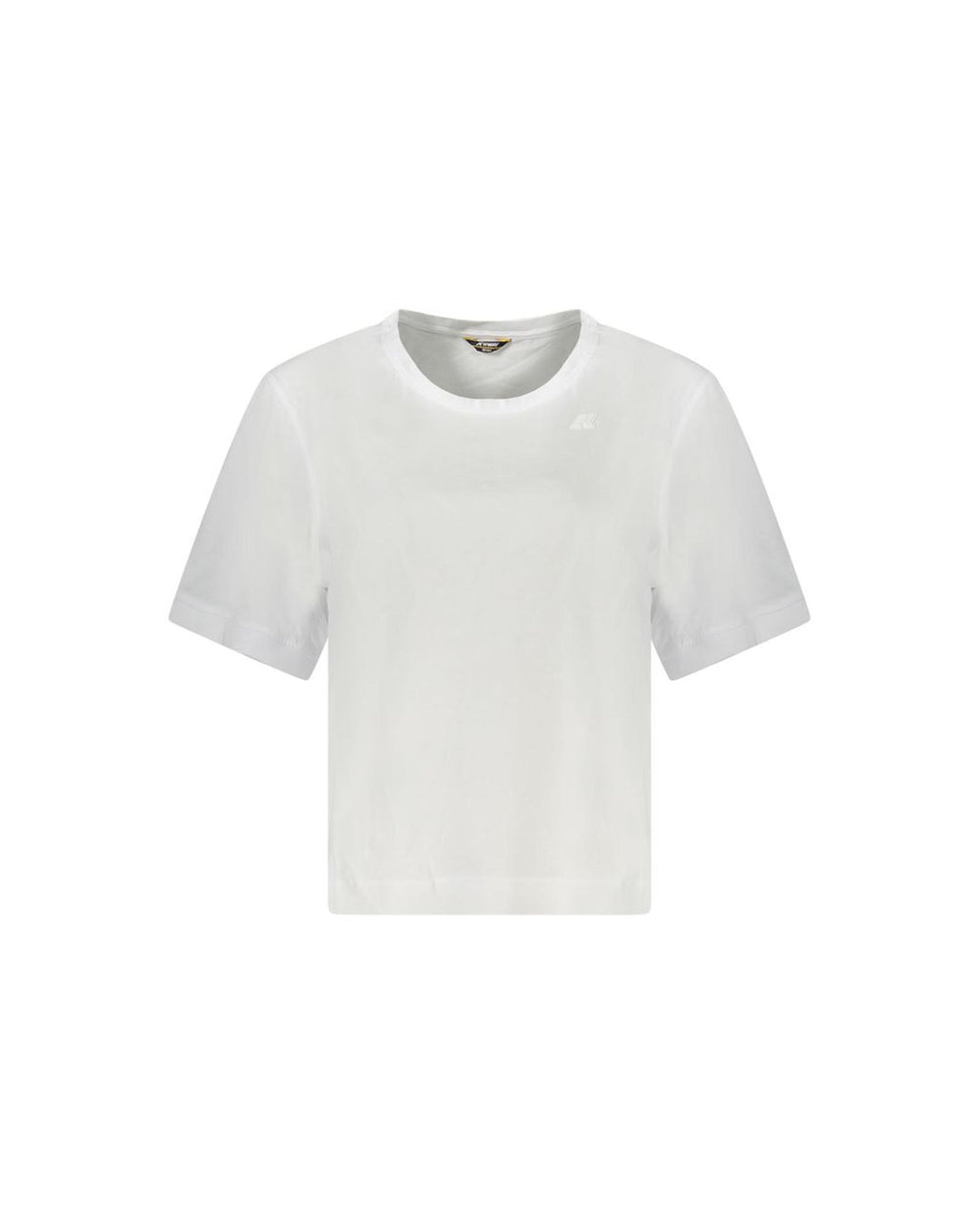 K-WAY Women's White Cotton Tops & T-Shirt - L