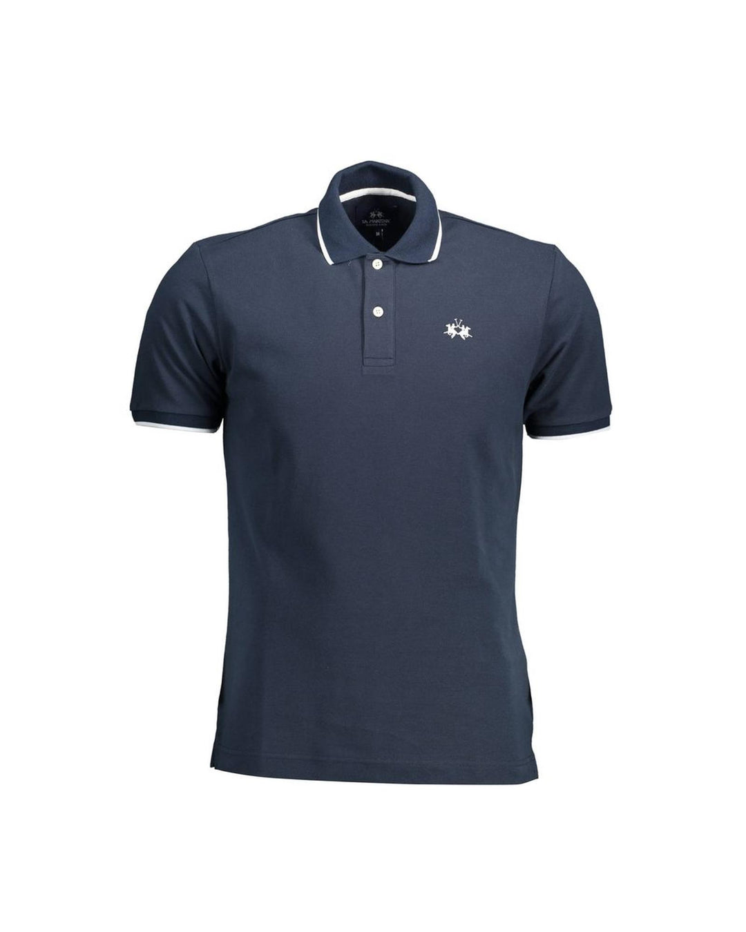 La Martina Men's Elegant Contrasting Detail Polo Shirt - L