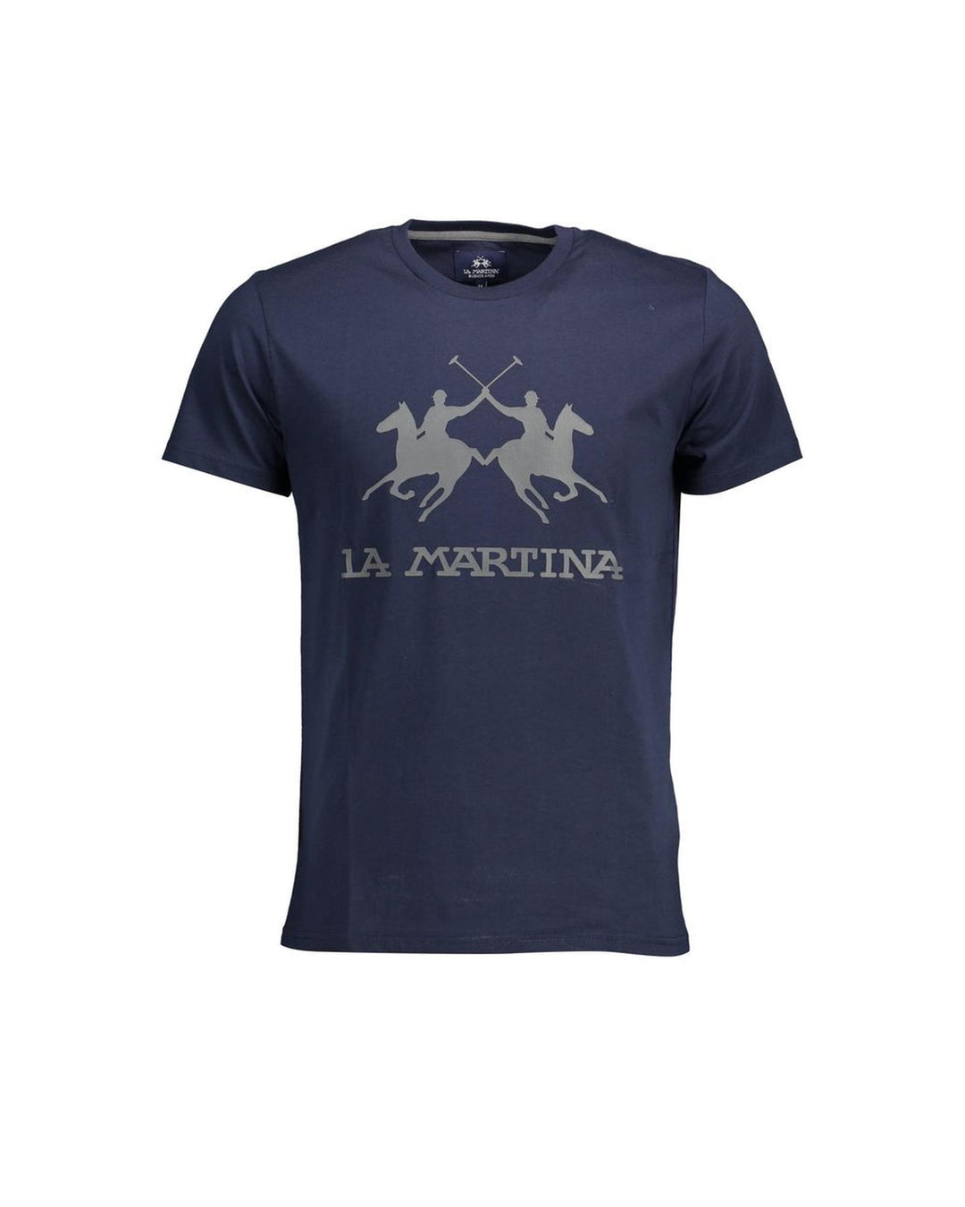 La Martina Men's Blue Cotton T-Shirt - 2XL