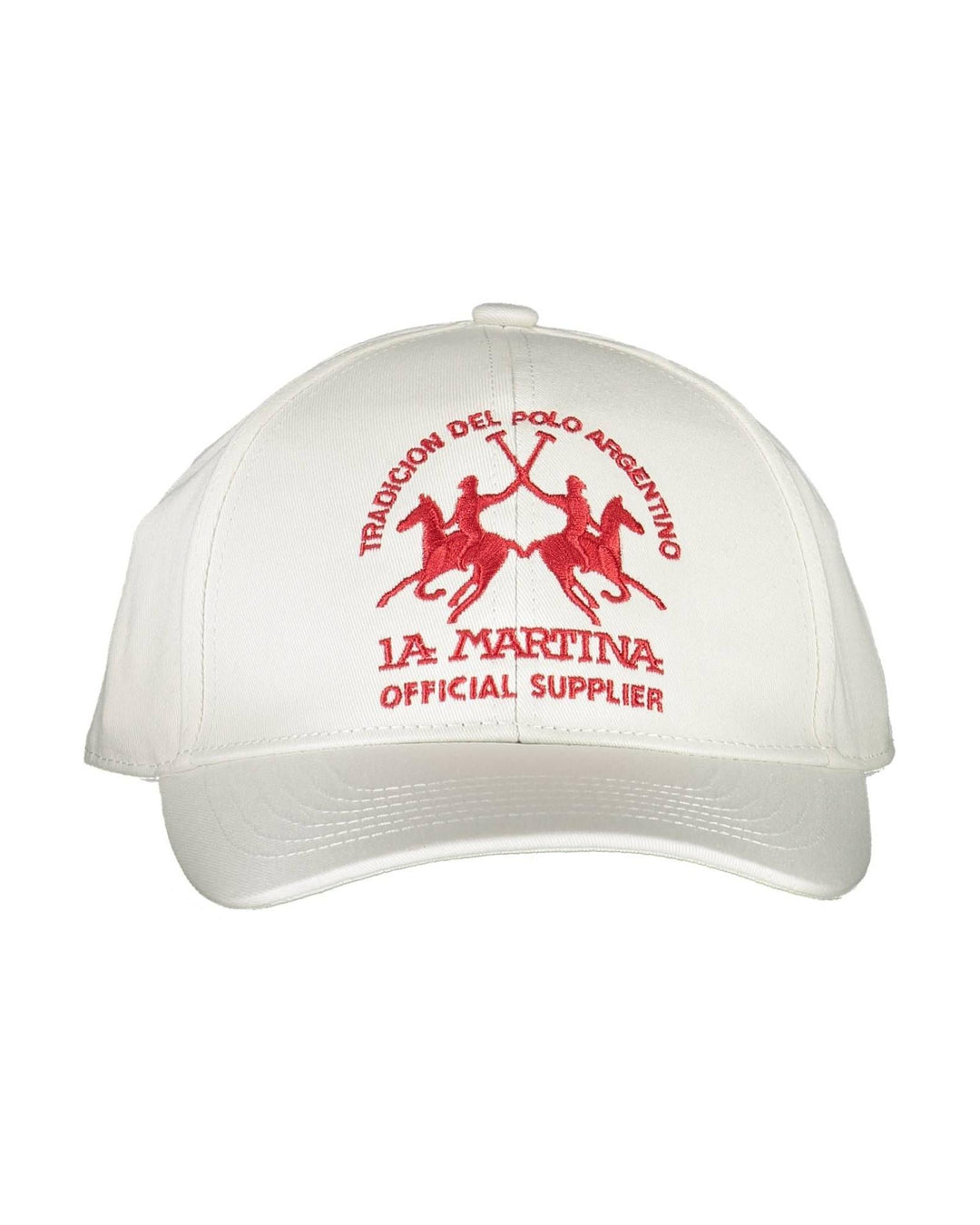 La Martina Men's Elegant Visored Hat with Embroidered Logo - One Size