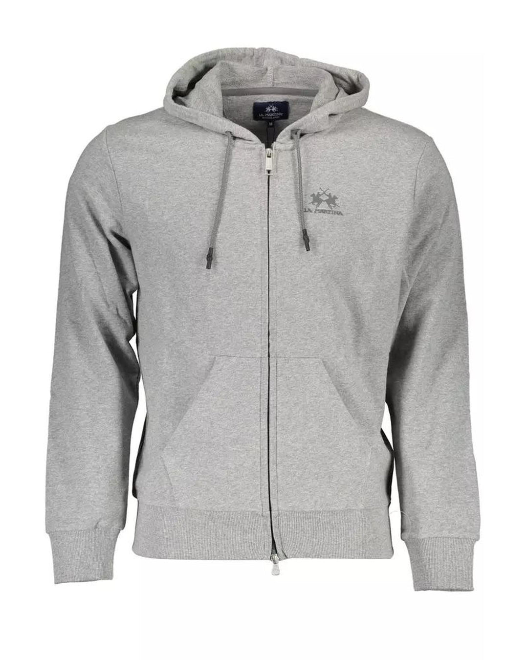 La Martina Men's Gray Cotton Sweater - XL