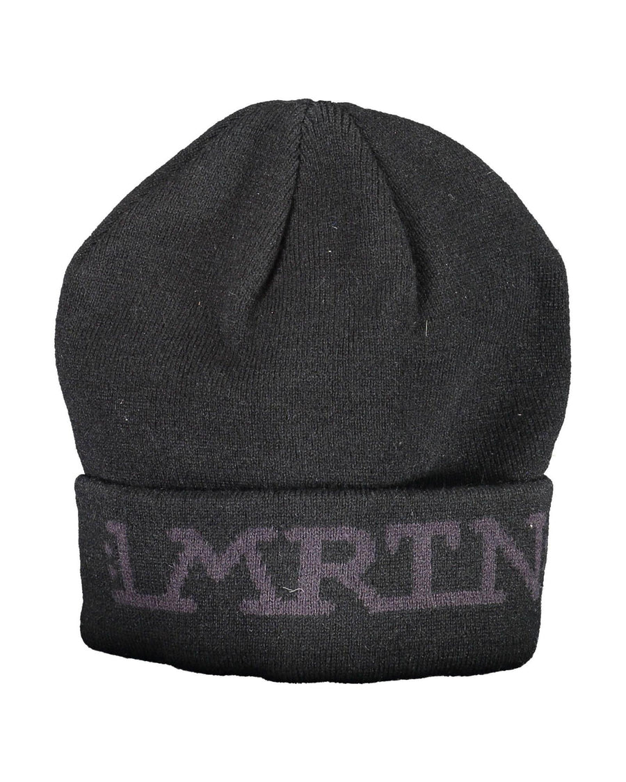La Martina Men's Sleek Embroidered Cap in Timeless Black - One Size