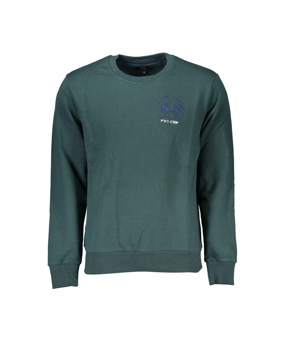 La Martina Men's Green Cotton Sweater - XL