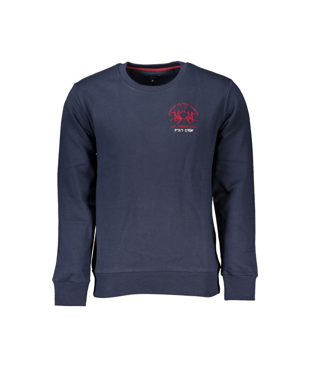 La Martina Men's Blue Cotton Sweater - L