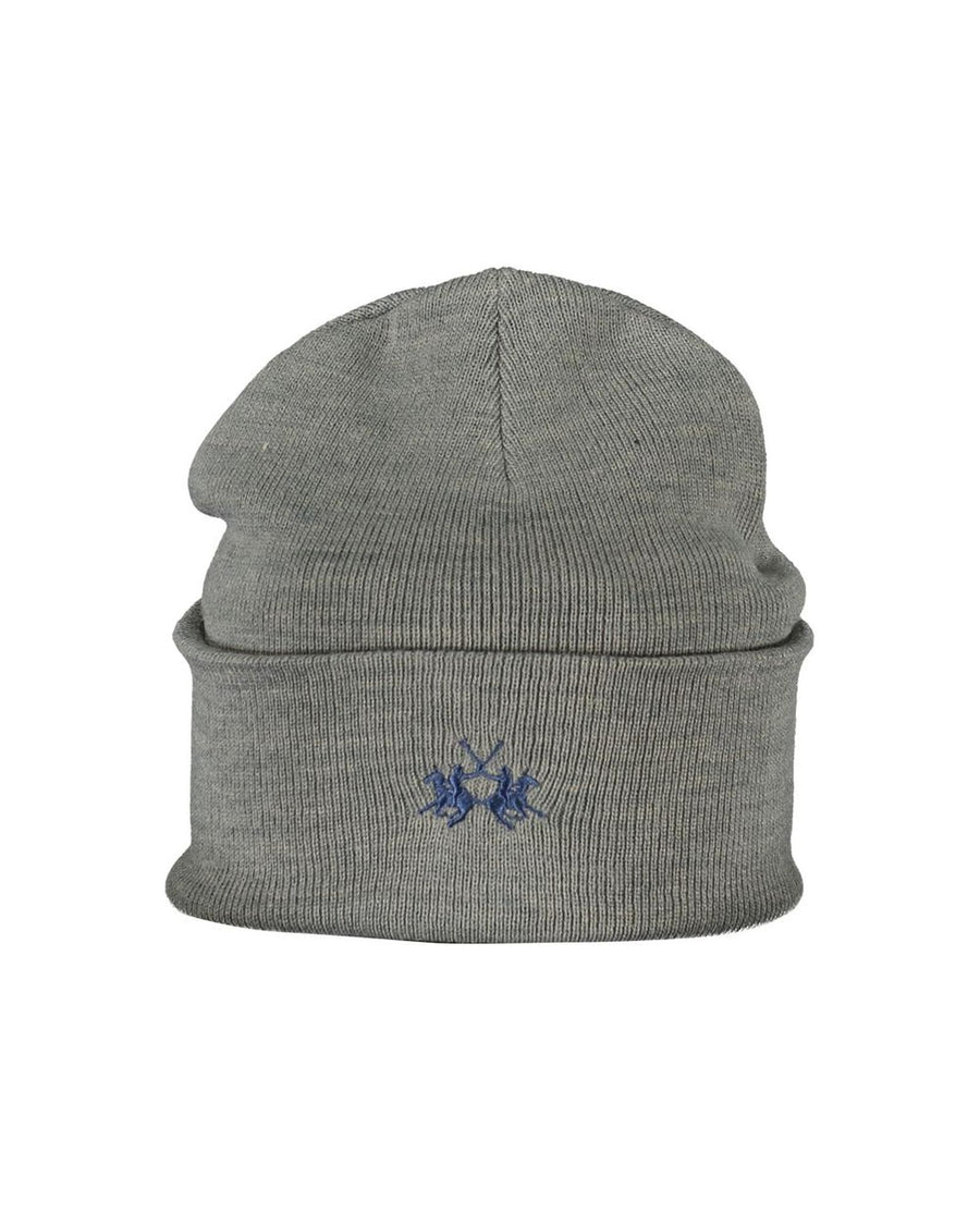 La Martina Men's Gray Polyester Hats & Cap - One Size