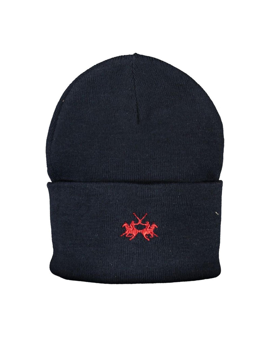 La Martina Men's Blue Polyester Hats & Cap - One Size