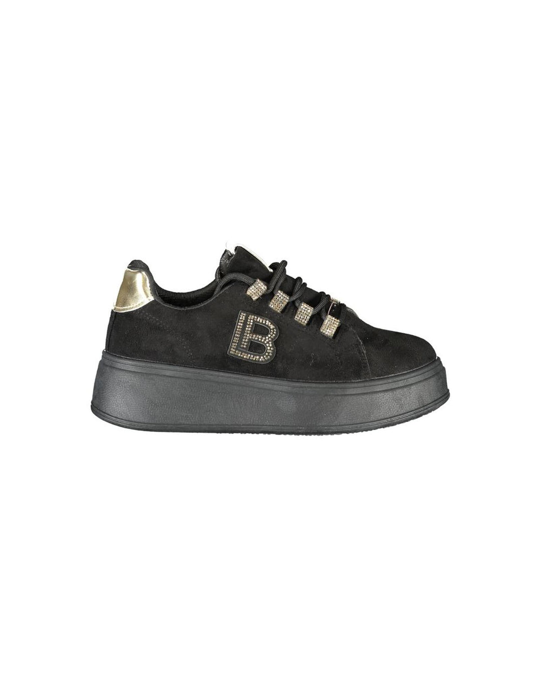 Laura Biagiotti Women's Black Polyester  Sneaker - 39 EU